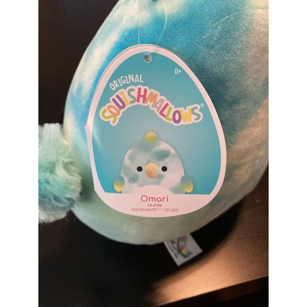 Squishmallows Omari The Tie Dye Bird 8